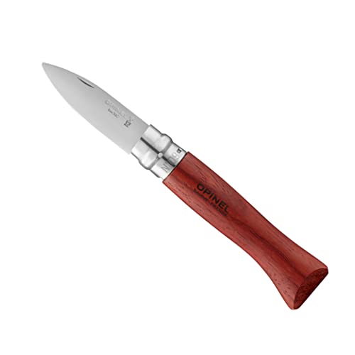 Opinel Austern Messer Größe 9 aus Stahl 12C27 Sandvik rostfrei Padoukgriff