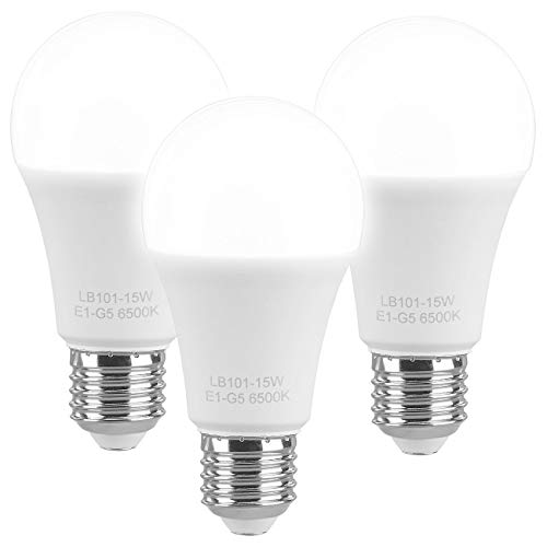 Luminea Tageslichtlampe 3er-Set LED-Lampen E27 11 W ersetzt 120 W 1.350 lm