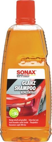 SONAX Glanzshampoo konzentriert 1 l durchdringt und löst Schmutz gründlich