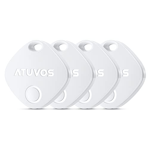 ATUVOS Schlüsselfinder Keyfinder 4er Pack Smart Air Tag nutzbar mit Apple