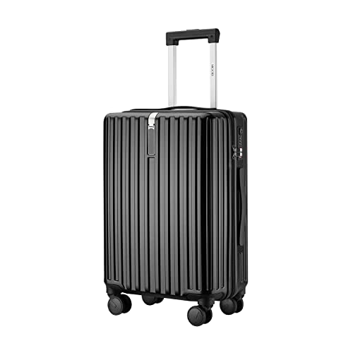 MGOB Koffer Handgepäck Hartschalen in Polycarbonat Reisekoffer mit 4 Rollen und Haken