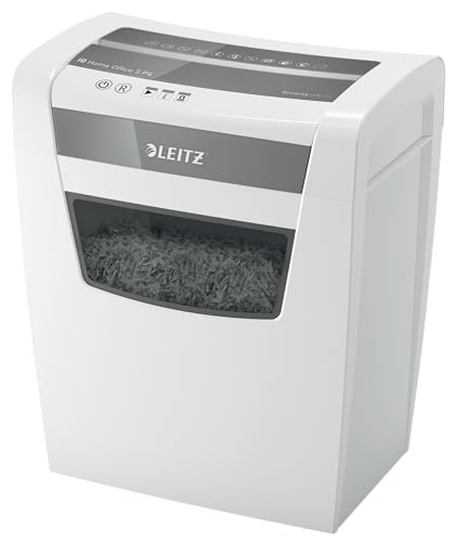 Leitz IQ Home Office S Aktenvernichter 80360000 in Weiß mit 15 Liter Abfallbehälter