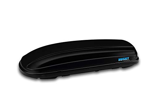 Kamei Auto Dachbox Husky aus ABS mit Komfort-Schiebe-Befestigungssystem
