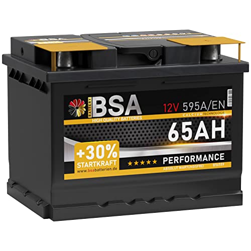 BSA Startbatterie 595A/EN ersetzt Batterie 60Ah 61Ah 63Ah 62Ah 64Ah