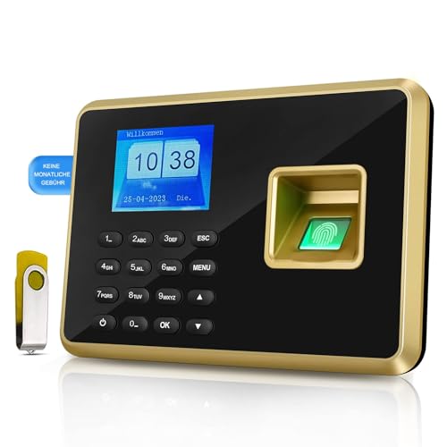 JIAN BOLAND biometrischer mit Fingerabdruck Passwort Check-in-Recorder