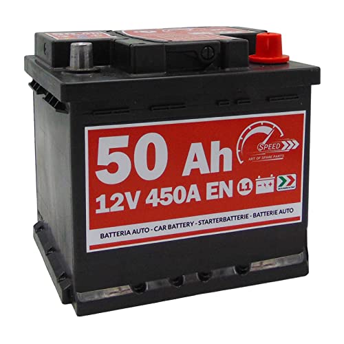 Autobatterie Speed L150-12V 50 Ah 450 A/EN Starterhilfe 30% mehr Leistung