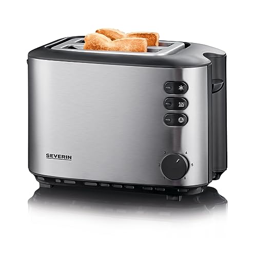 Severin AT 2514 Automatik Toaster Defroster-Stufe und Toasteraufsatz