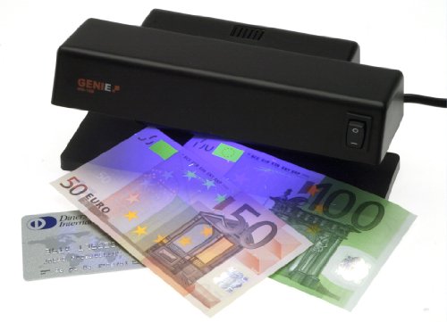 Genie MD 188 Geldscheinprüfer mit starker UV-Röhre für viele Währungen