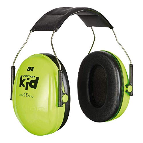 3M Peltor Kid Kapselgehörschutz mit verstellbarem Bügel für Lärm bis 98 Dezibel