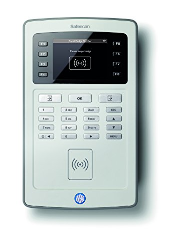 Safescan Komplettzeiterfassungssystem TA-8015 mit Kartenleser und Software