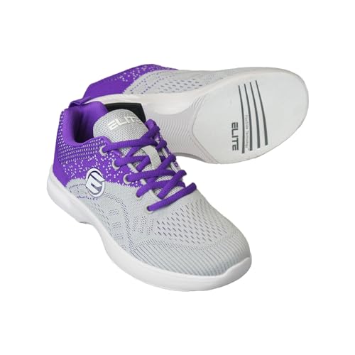 Elite Women's Comfort Bowling Shoes mit Luftpolstergummi-CMEVA-Außensohle