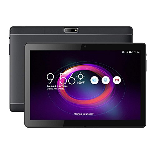 Android Tablet PC 10.1 Zoll, 1920 × 1200 Touchscreen 64-Bit-Quad-Core-CPU Schwarz