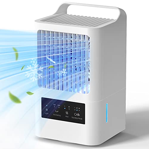 OMISOON mobile Klimaanlage 800 ml 4-in-1 Klimagerät mit 120° Oszillation