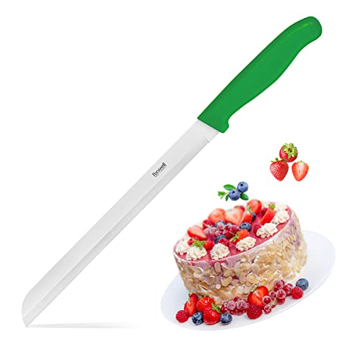 Fixwell® Tortenmesser Konditormesser mit Sägeschliff für Torten und Kuchen
