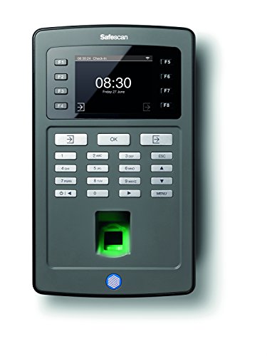 Safescan TA-8035 Zeiterfassungssystem mit RFID Kartenleser und Fingerprintsensor