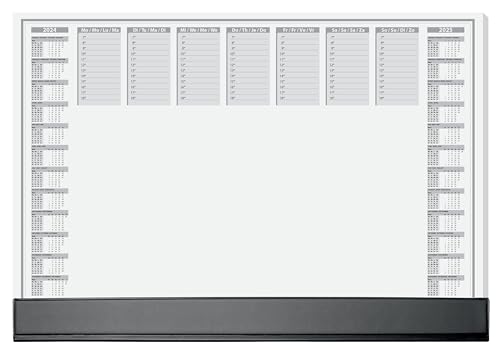 SIGEL HO365 Papier-Schreibtischunterlage mit 2-Jahres-Kalender 2024 2025
