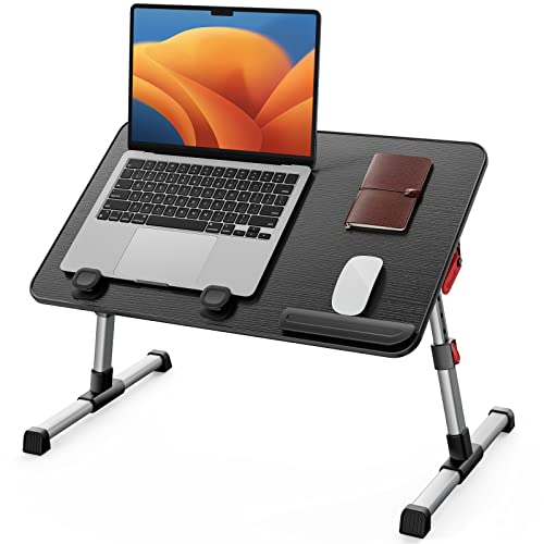 SAIJI klappbarer Laptop Tisch höhenverstellbar mit 4 einstellbaren Winkeln