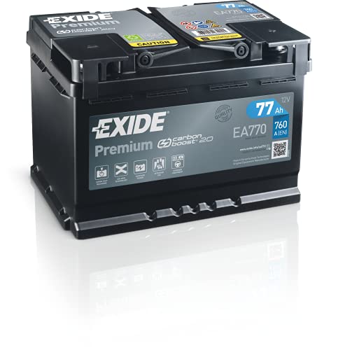 Exide lead acid EA770 Premium Carbon Boost Autobatterie 12 V 77 Ah 760 A