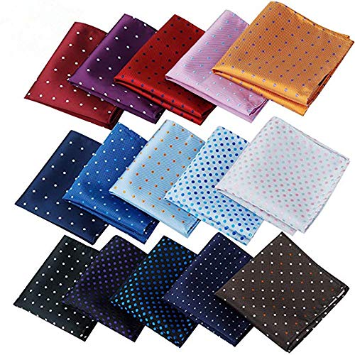 Alumuk 15 × Einstecktuch einfarbig verschieden Einstecktuch-Set aus Polyester