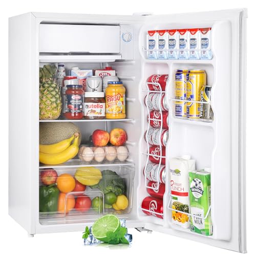 Upstreman 91 l kleiner Kühlschrank mit Gefrierfach und Gemüsefach