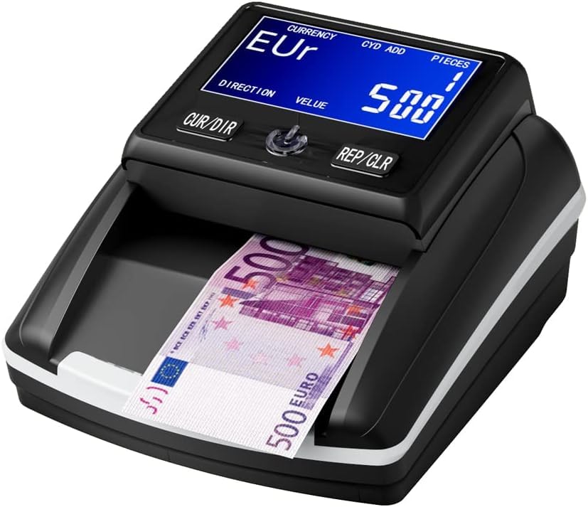 STANEW Banknotenprüfer und Geldzählmaschine mit wiederaufladbarer Batterie
