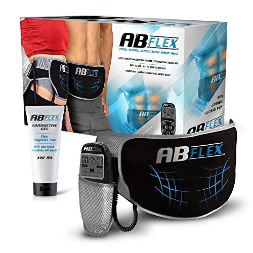 ABFLEX Bauchweggürtel für schlanke und straffe Bauchmuskeln mit Fernbedienung