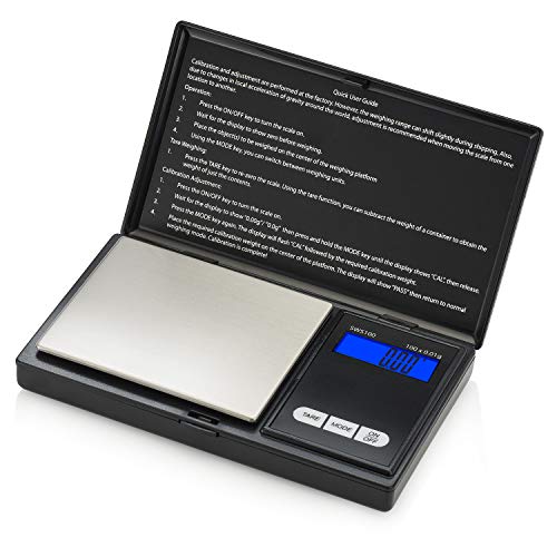 Smart Weigh SWS 100 Taschenwaage mit LCD-Anzeige als Goldwaage geeignet