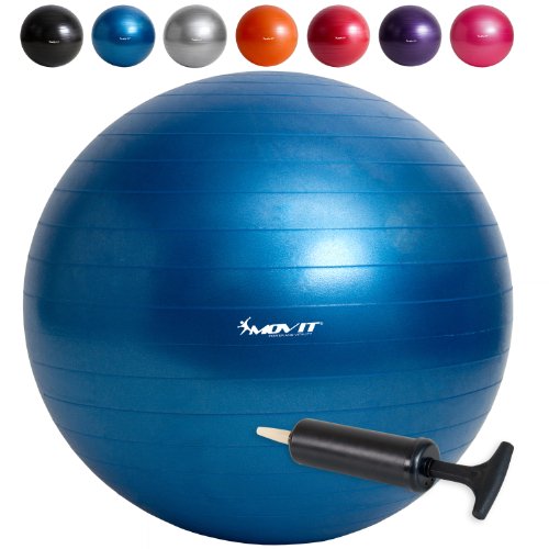 Movit Büroball mit Pumpe in sieben verschiedenen Farben bis 500 kg belastbar