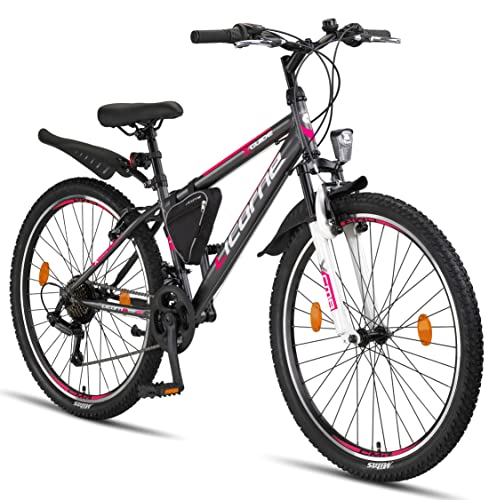 Licorne Bike Guide Premium Mountainbike 26 Zoll für Mädchen Jungen Herren Damen